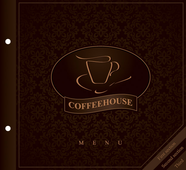 free vector Cafe menu cover vector